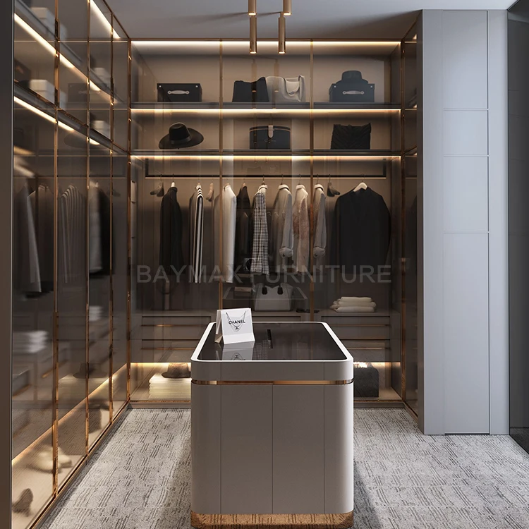 Foshan factory supply family bedroom cabinets modular wardrobe for dressing room