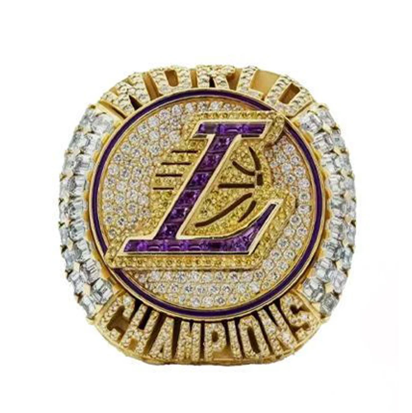 2020 NBA индивидуальное Кольцо чемпионата по баскетболу Позолоченные высококачественные кольца для спортивных команд мужчин