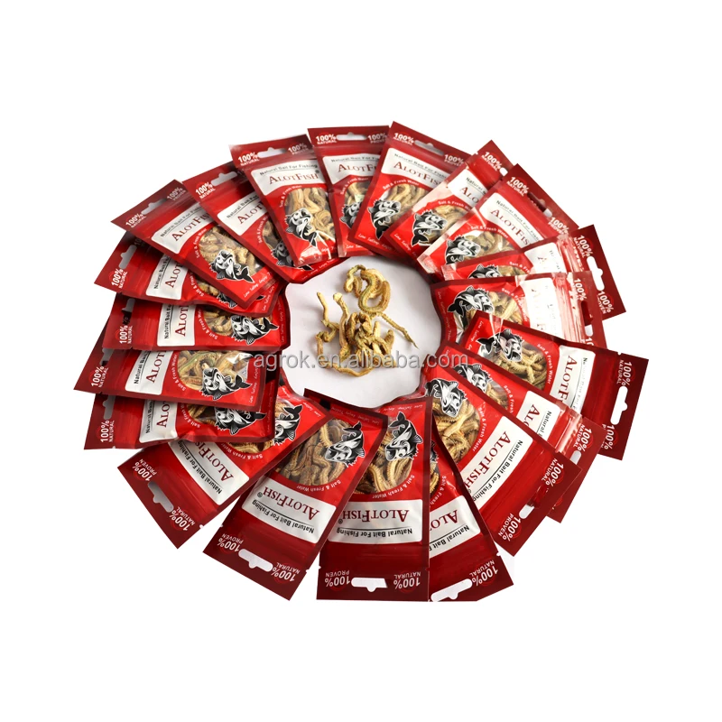 Dry Lugworm fishing bait real worm