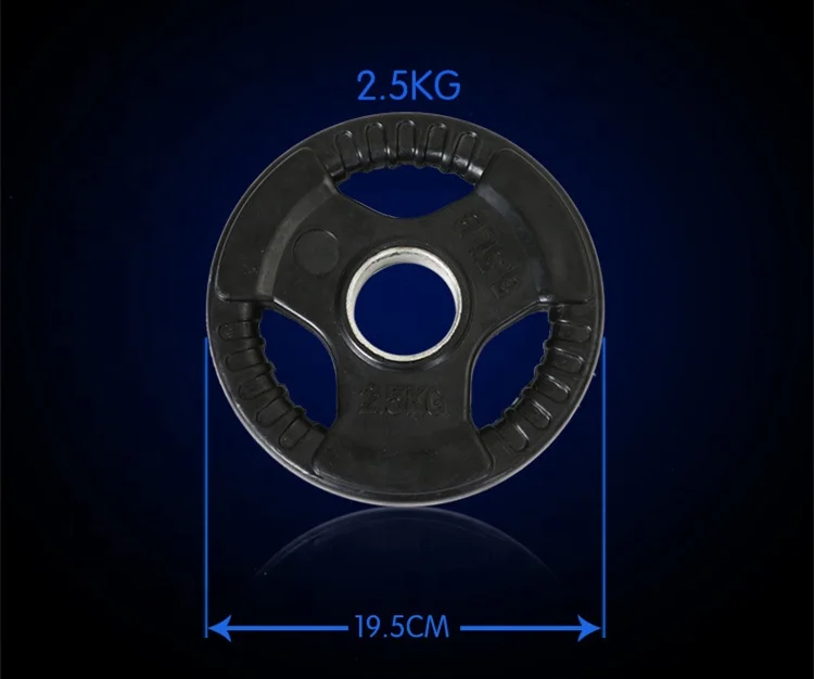 Factory Direct Three-hole Hand-held Gym Barbell Weight Plate