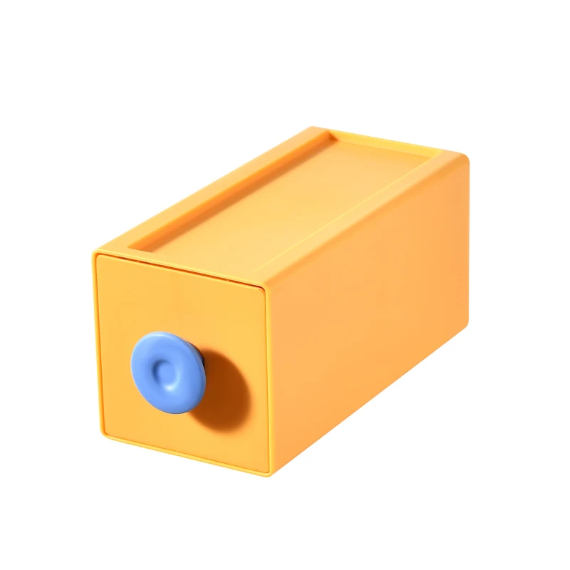 Ящики для хранения многофункциональные с ручками комбинированные настольные штабелируемые пластиковые красочные ящики Современная прямоугольная коробка