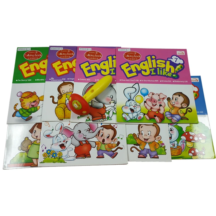 Electronic English speaking pen Book reader pen with digital books for children