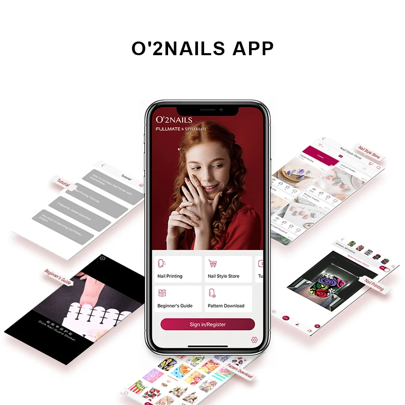 Digital Nail Printer wifi Smart Machine Automatic Electric Nail Printer 3D Digital Nail Printer