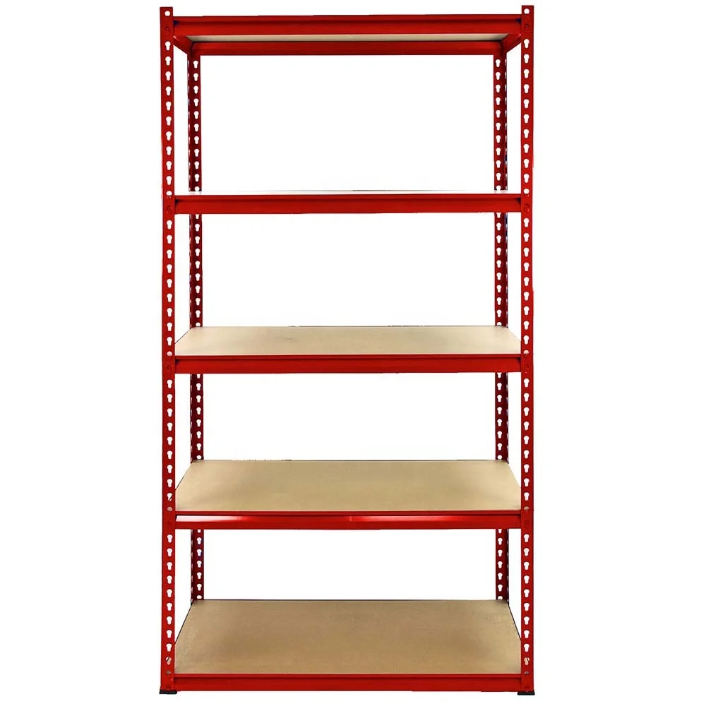 Shelving Unit Nice Luxury Storage Rack Shelves Heavy Duty 5 Tier Steel for Home Warehouse Rack Boltless / Rivet Shelving