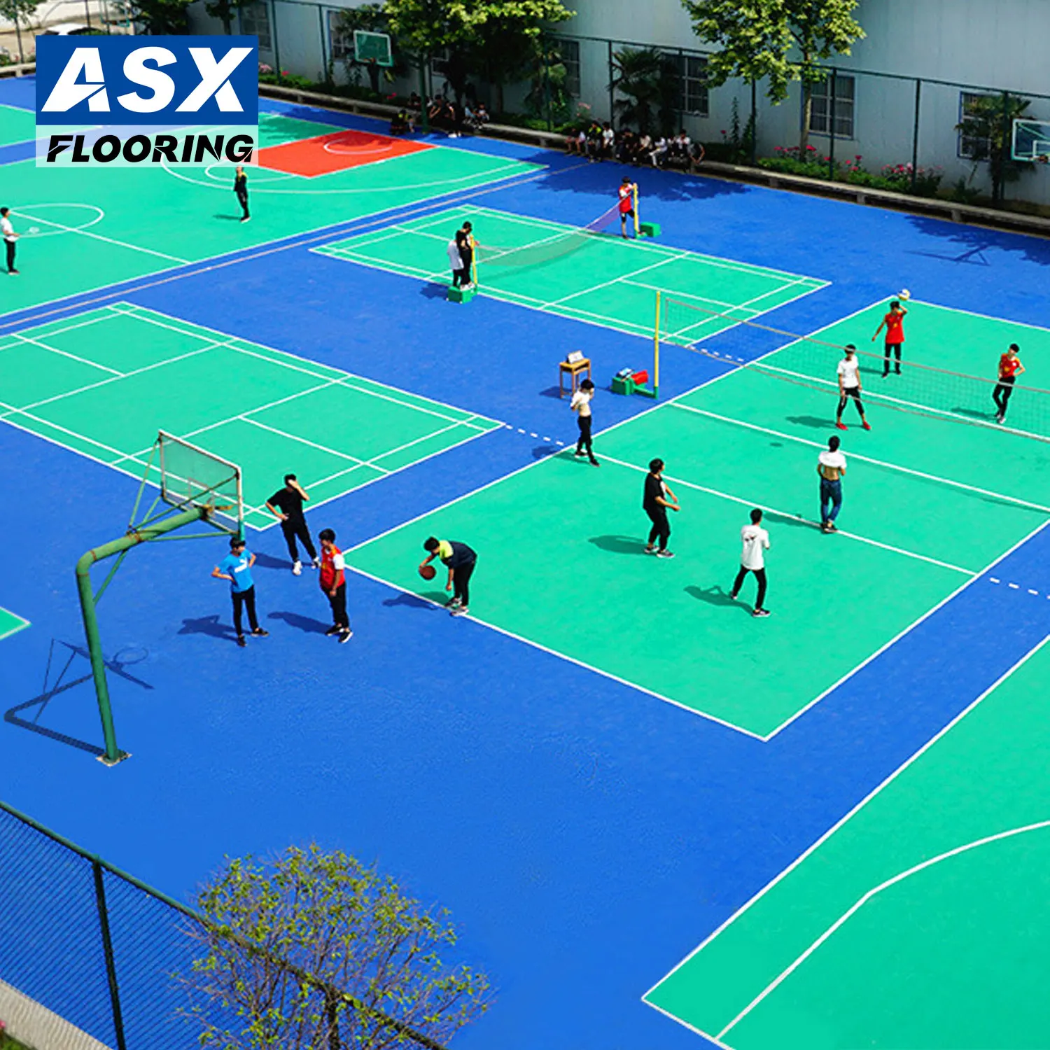 Outdoor PP Interlocking Flooring Plastic Car Wash Garage Flooring Mats Vented Modular Floor Tiles