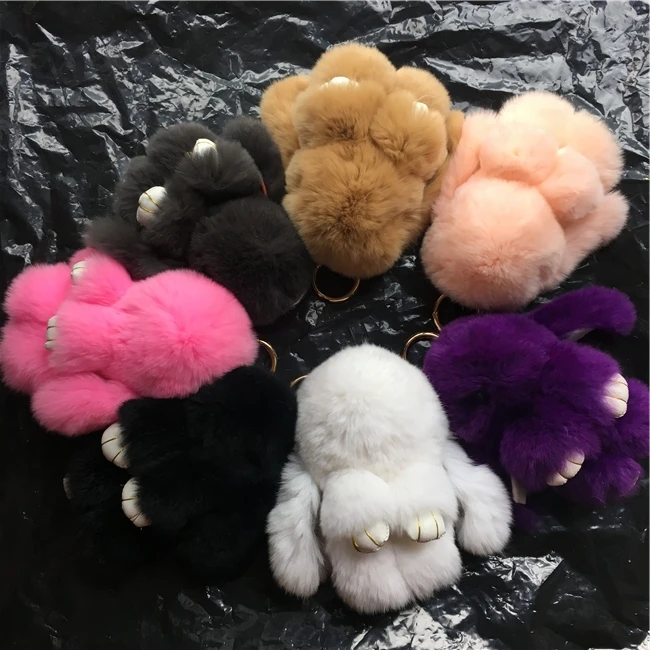 Игрушка сумка Аксессуары розовый Брелок Плюшевый кролик брелки