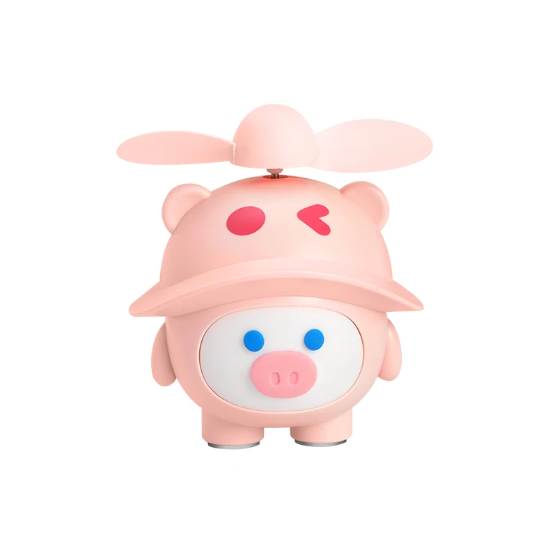 Mini handheld USB charging fan new design USB charging portable cartoon kawaii Cute animal Mini fan