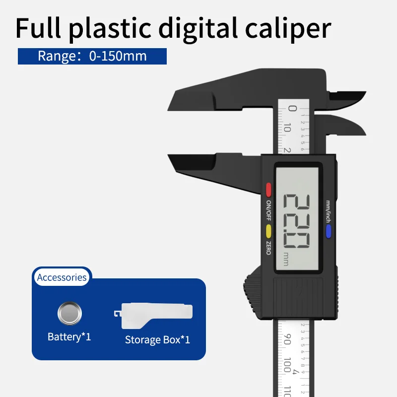 0-150MM plastic caliper plastic vernier caliper woodworking caliper