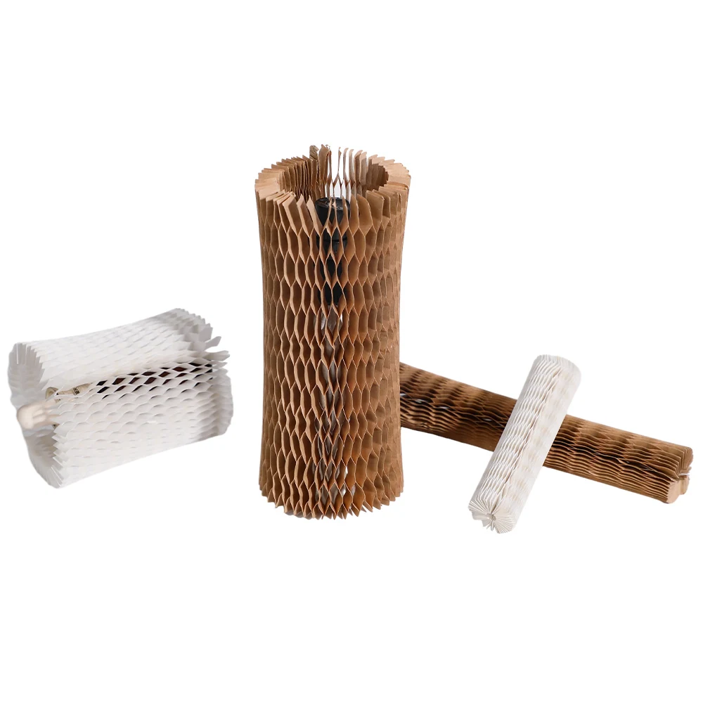 Honeycomb Paper Wine Bottle Protector Sleeves Super Elastic Brown Glassware Protection Net Cover Protective Cushioning Material