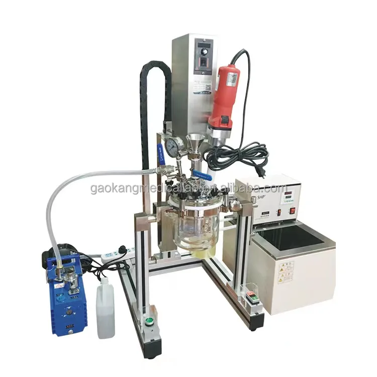 Emulsifier Homogenizer Reactor Lab Vacuum Mixer for Cosmetic