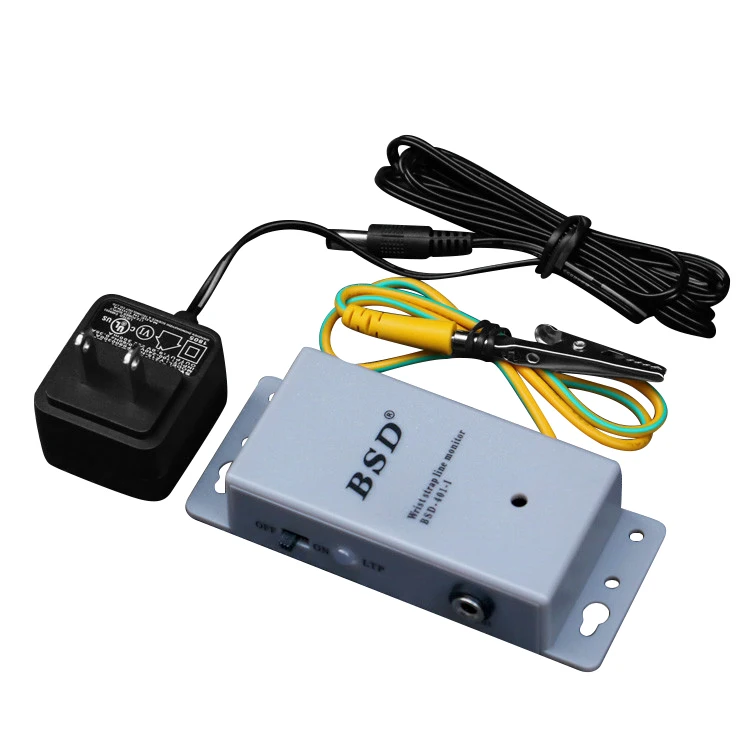 ALLESD 401-1 Wrist with Electrostatic Ring Alarm ESD Anti-static Bracelet Wrist stripe Tester Single Station Monitor