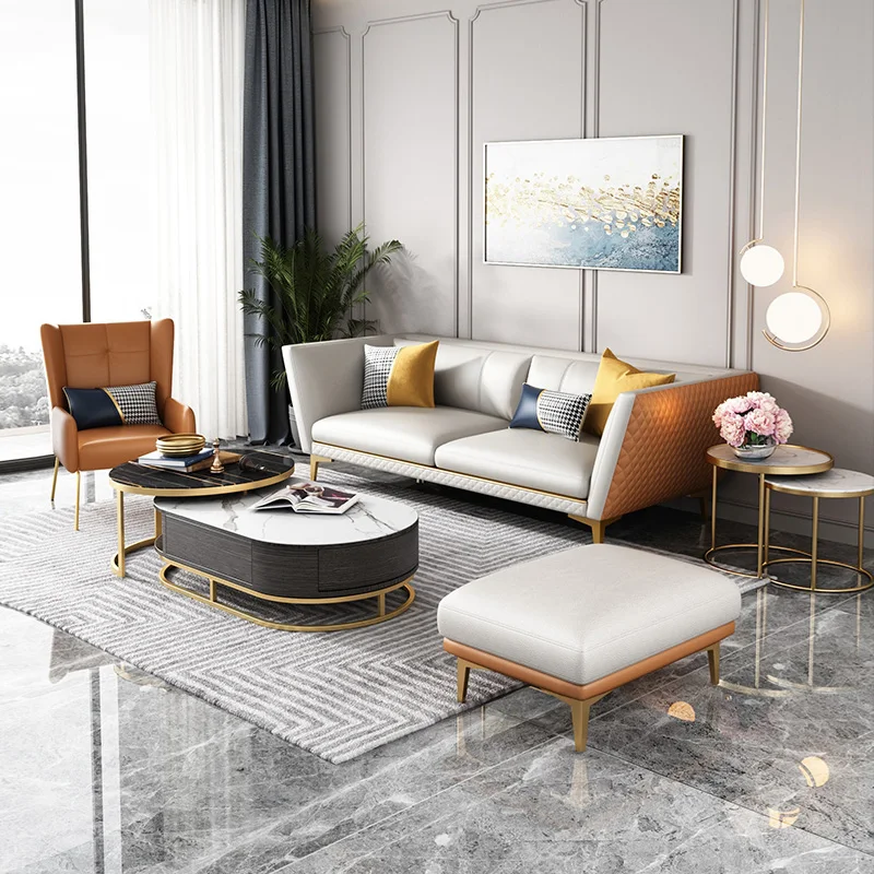 living room sofas sofa set furniture  leather sofa