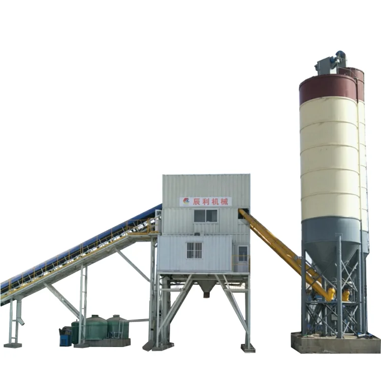 120m3/h Concrete Batching Plant Wet Concrete Dosing System Central Mix Concrete Plant