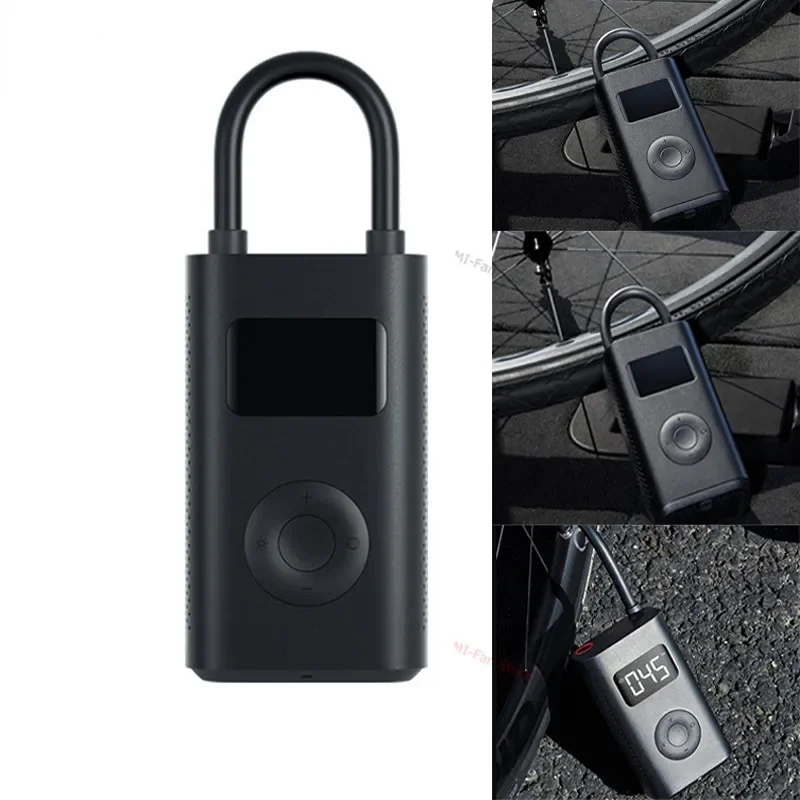 Portable Air Compressor Tire Inflator 150PSI Smart Digital Tire Pressure Detection For Football Car Bike Pump Balloon