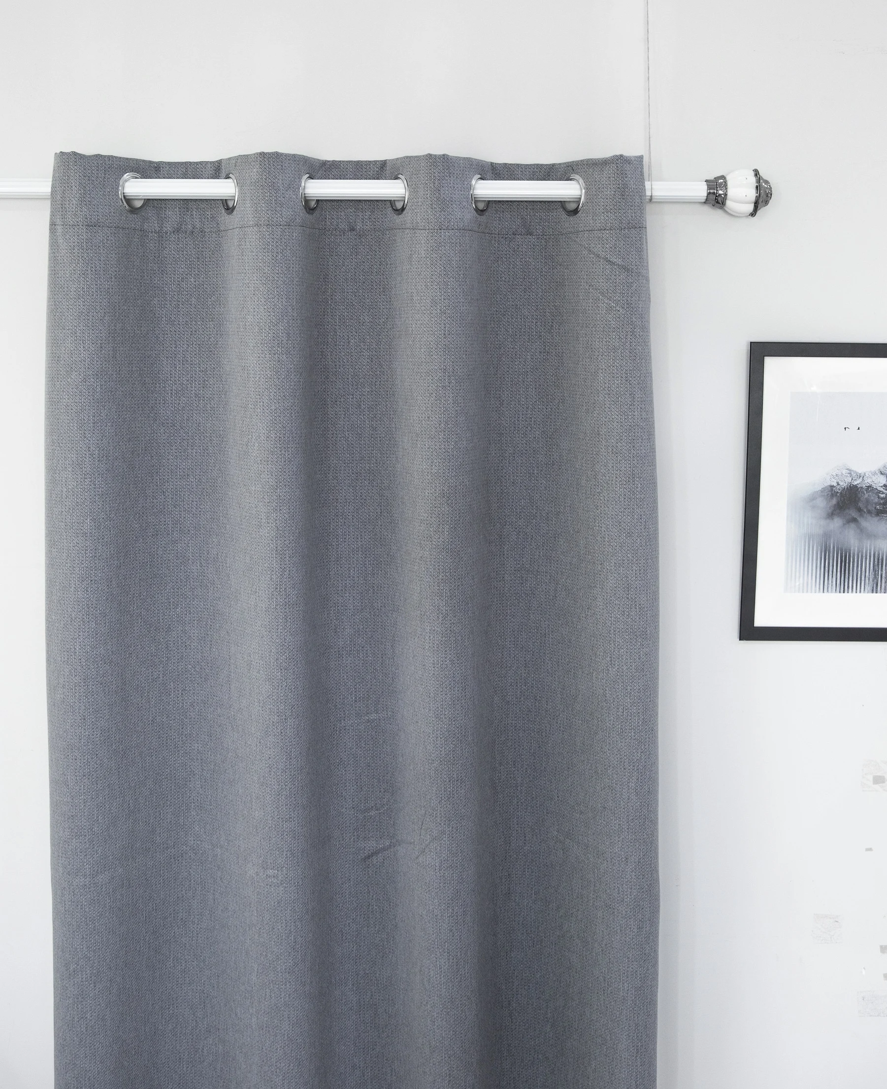 High Quality Floral Blackout Window Jacquard Printing Polyester Curtains For Living Room