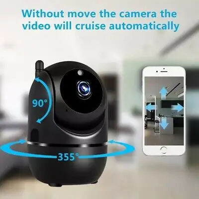 HD Автотрек IP камера Wi-Fi двухстороннее аудио обнаружения движения безопасности Беспроводная для