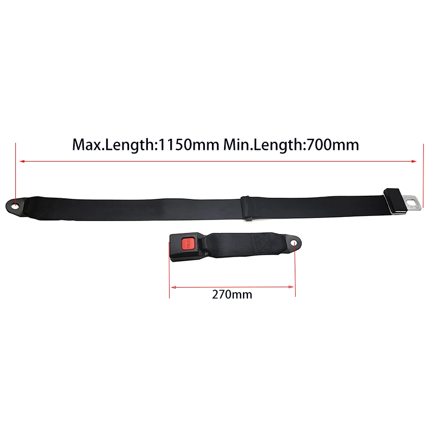 Wholesale Universal Car Bus Truck Safety Drivers 2 point seat belt