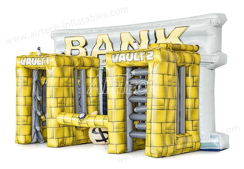 AIRTECH new inflatable interactive game ips ips ninja the bank