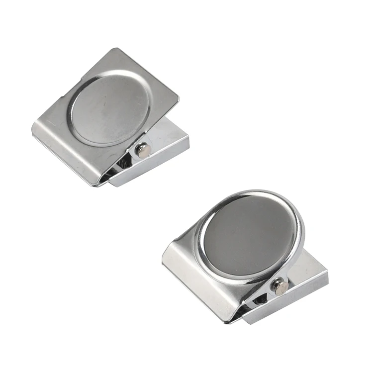 Cheap metal fridge magnet clip with branding logo for practical advertising gifts