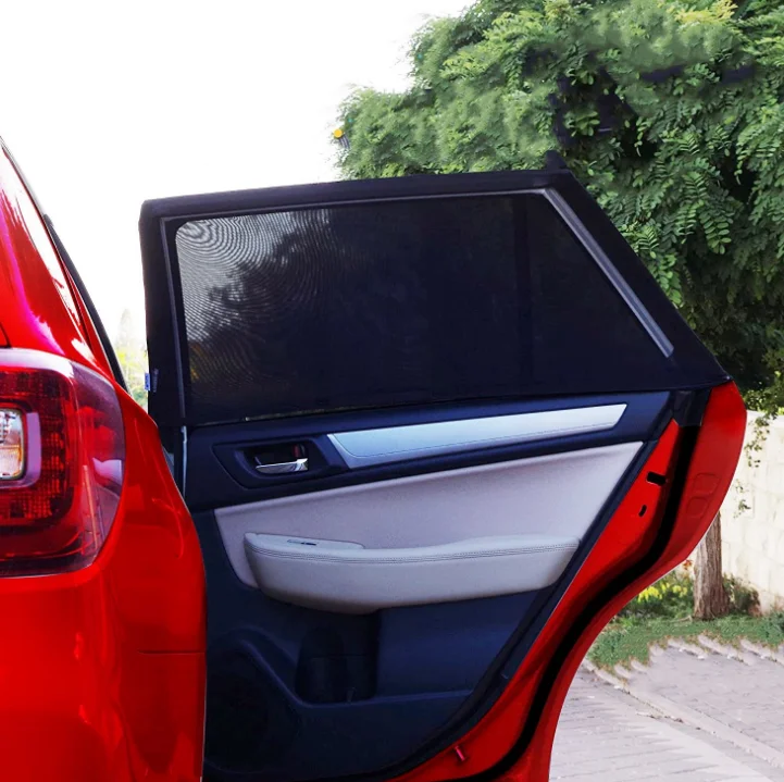 2 pcs Car Windscreen Sunshade Mesh Car Cover Sun Visor UV Protection Auto Styling Accessories