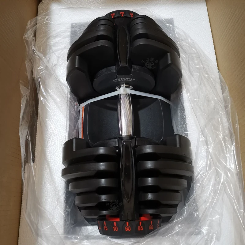 Douli genuine 90 LB 40KG weights quick block adjustable power dumbbell with safe firm exporting package