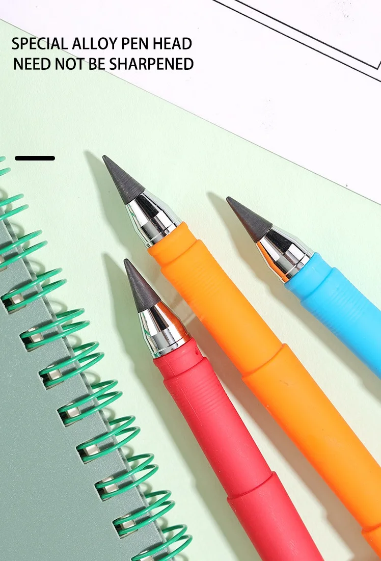 Novelty High Quality plastic Inkless Pencil Eternal Pen School Drawing Pencil
