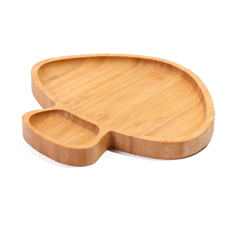 
 Натуральный Бамбуковый детский гриб, разделительная пластина для малышей, присоска, тарелка для кормления с ложкой   (60783813785)