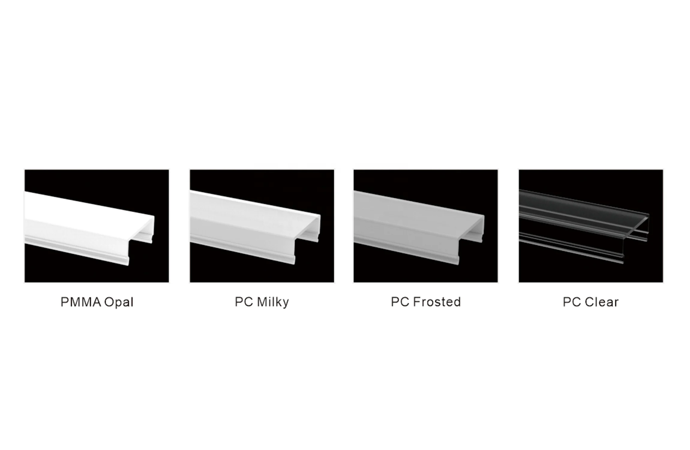 Surface Mounted Flat Low LED Light Housing Wardrobes Aluminium with PC Frosted Cover LED Strip Aluminium Profile