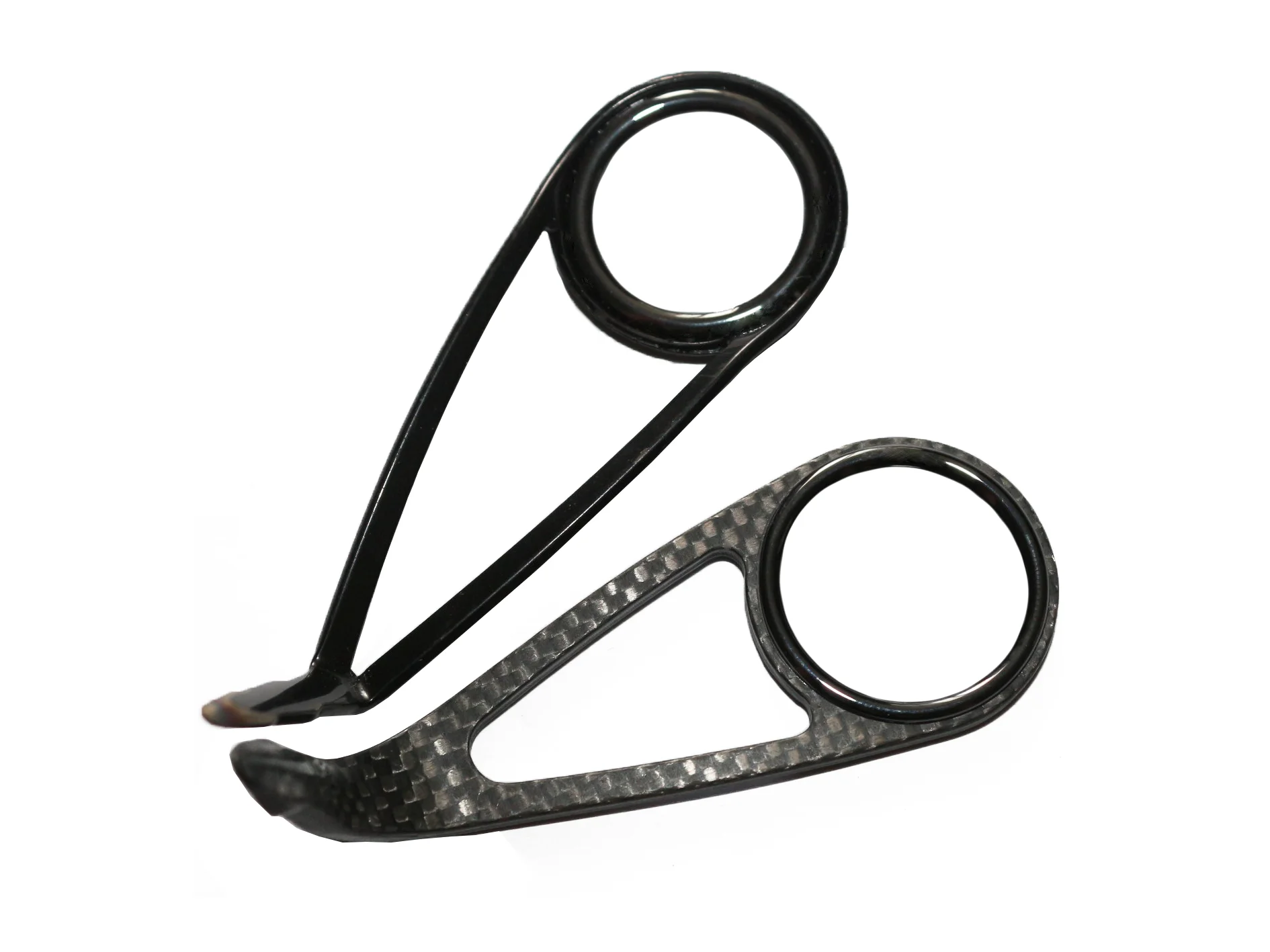 high quality New design hard carbon fiber fishing rod guide durable light weight multiple size carp rod guide set KT KL series