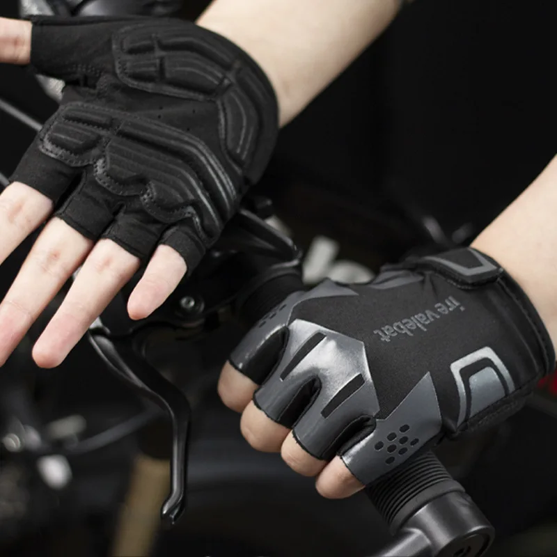 Moutain Road Bike Cycling Bicycle Sports Gloves Half Finger Ant-slip Shockproof Fingerless Gloves