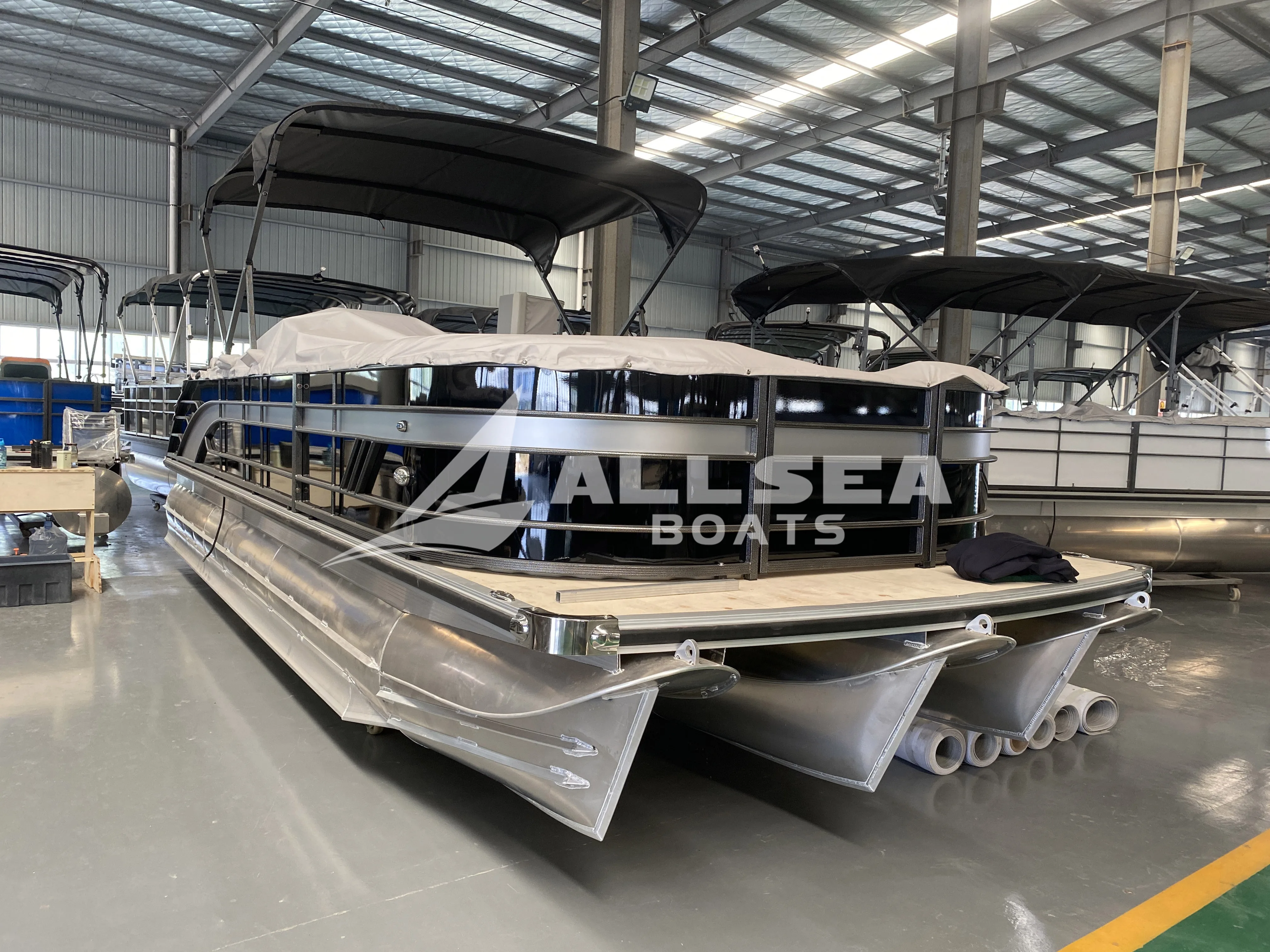 Allsea pontoon 7.6m 25ft  Luxury Recreational relaxing family party time Floating Aluminum Pontoon Boats