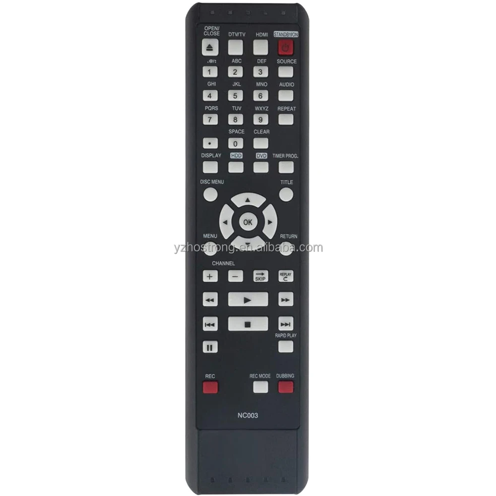 Запасной пульт дистанционного управления NC003UD NC003 подходит для HDD DVD-рекордера MDR535H/F7 MDR557H MDR515H MDR515H/F7 MDR557H/F7 MDR533H