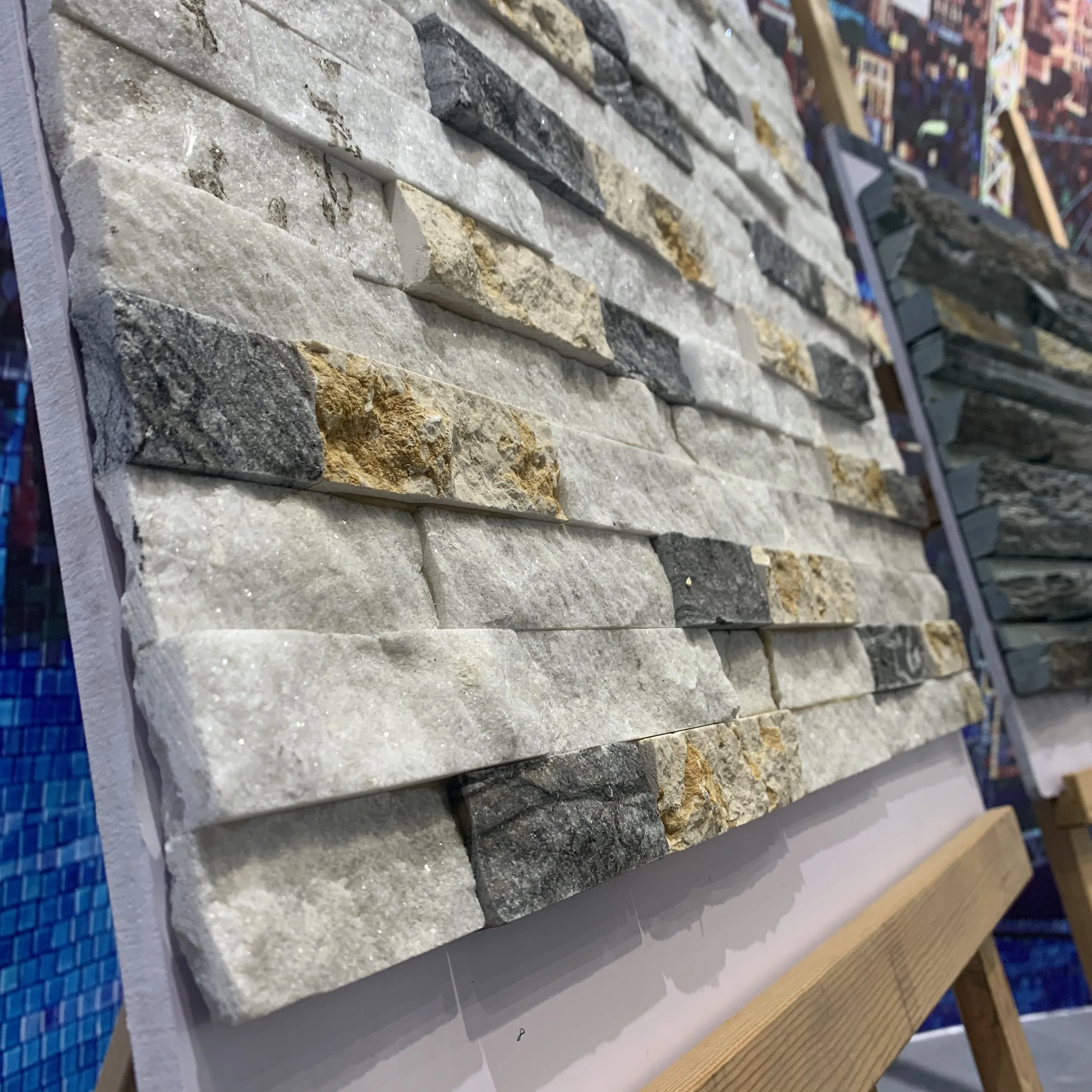 150x600 внешняя каменная мозаичная плитка для культивирования наружная настенная садовая