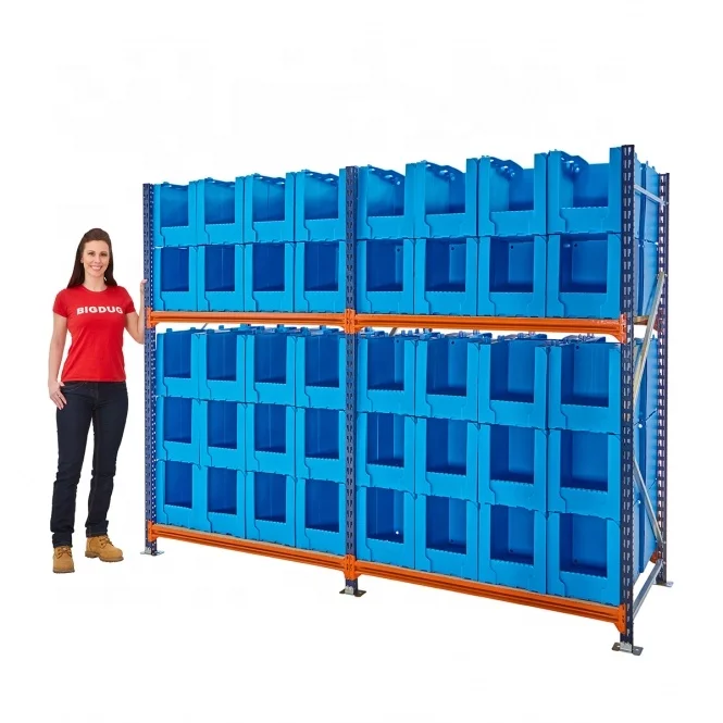 Corrugated plastic cardboard picking bins correx stackable storage bins
