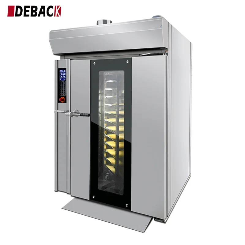 Good Quality Wholesale China Wholesale Rotary Oven 12 Trays Bakery Equipment Rotary Rack Oven For Restaurant