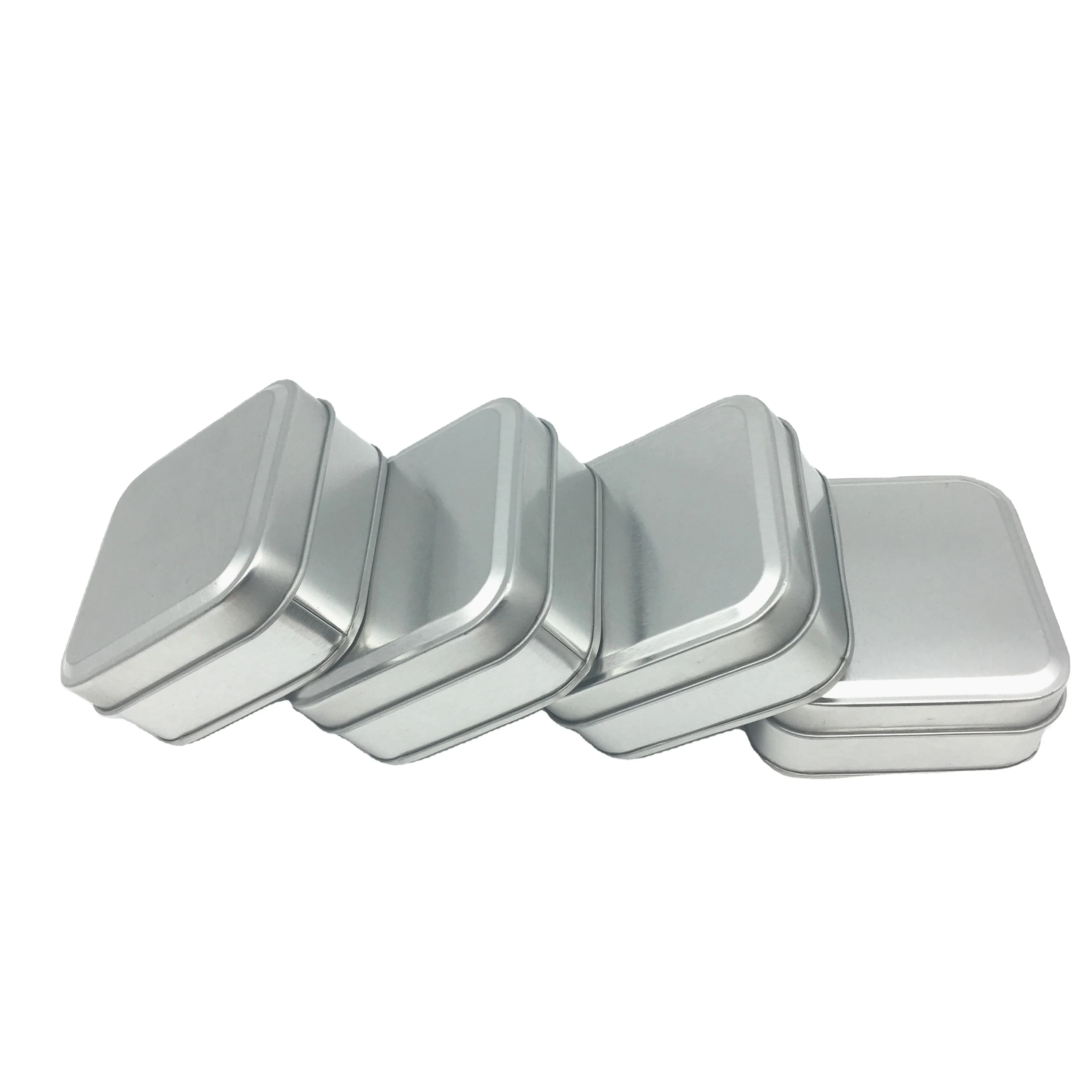 
small square shape packing metal tin box 