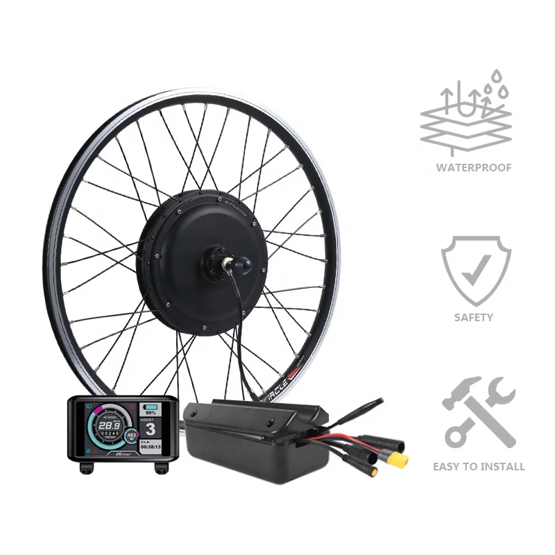 E-bike hub motor front rear wheel kit 500w with controller box