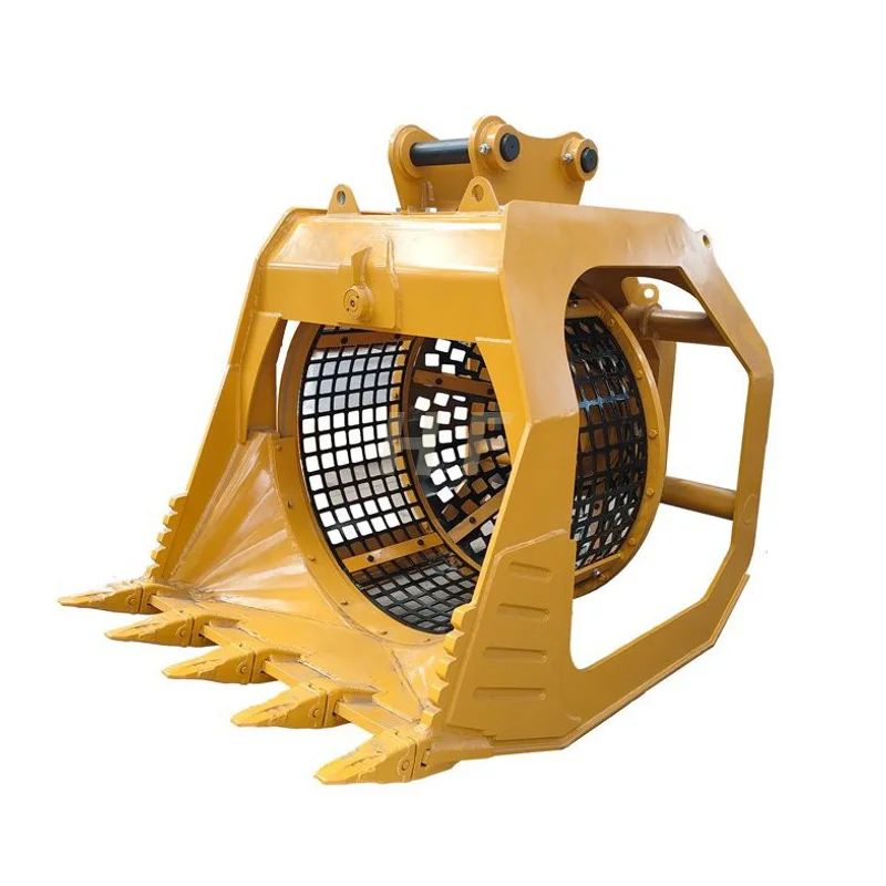 Excavators Rock Strength Skeleton Tilting Bucket Pc40 Pc55 Pc200 Pc210 Pc1000 Pc1250 0.5M3 0.8M3 0.93M3 Mini Buckets For 4 In 1