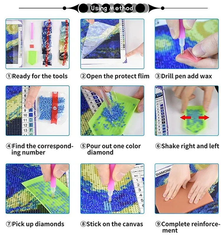 3D Diy цветочная ваза вышивка крестиком Алмазная мозаика Декор для дома алмазная живопись