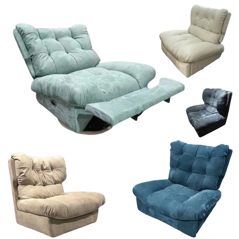Single seat functional sofa Modern angle adjustable Dev sofa First class living room sofas lounge chair rotatable chair