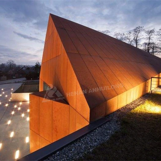 steel plate staircase price design insulated wall sheet galvanized trapezoid siding panel roll strip corten steel cladding