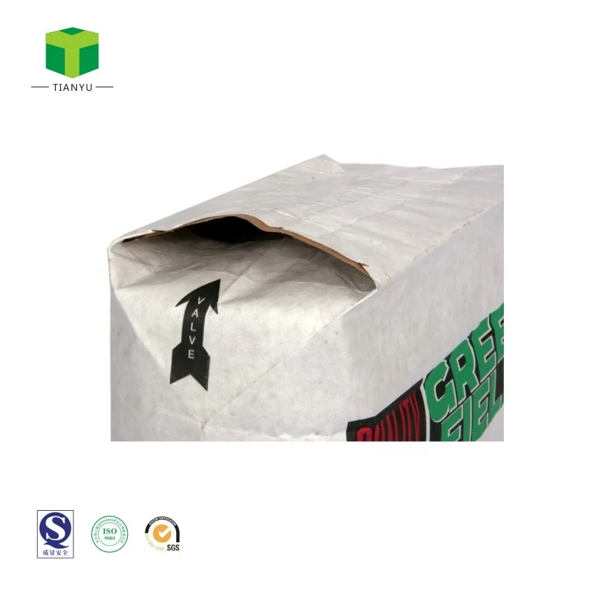 gypsum powder 25kg 50kg bag cement paper bag paper sacks multiwall paper bag