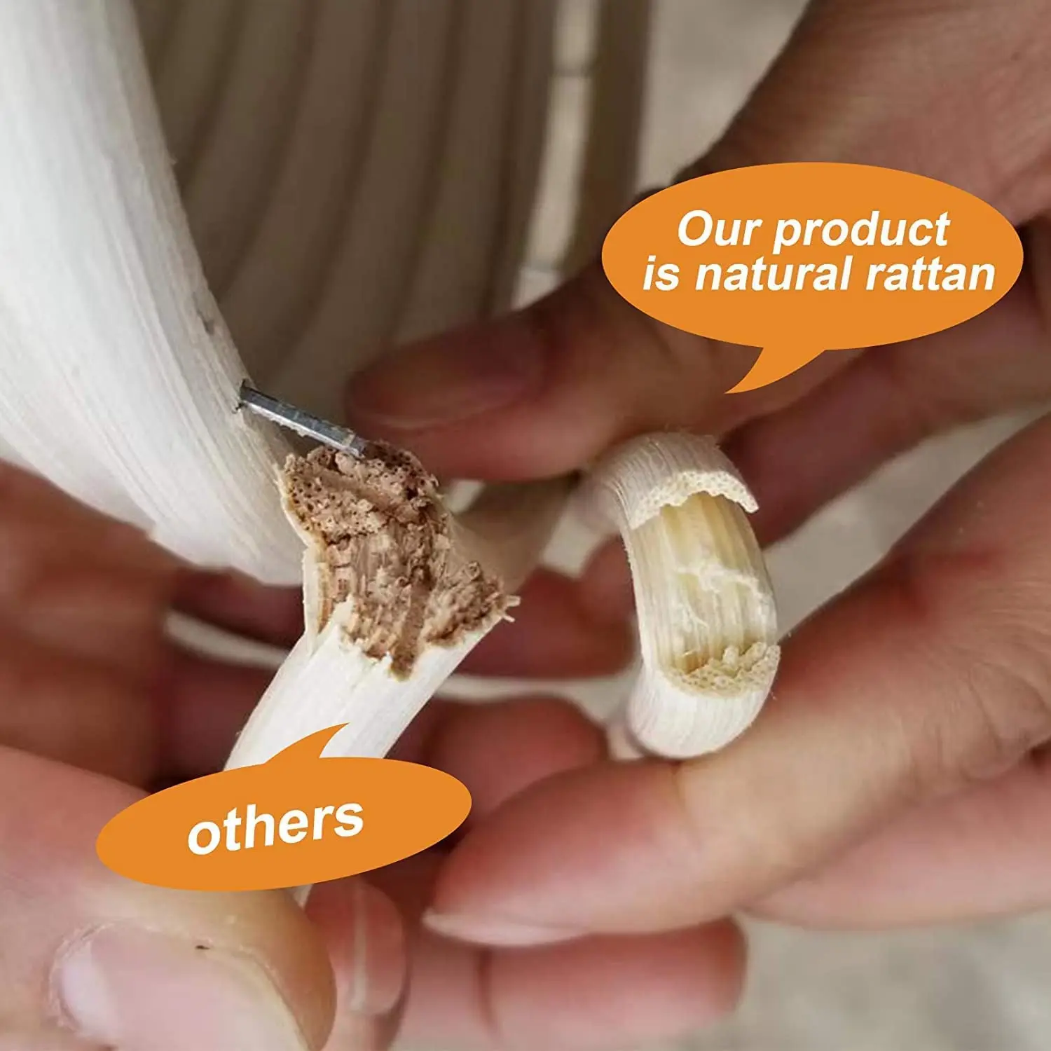 Eco friendly Natural Rattan Round bread proofing basket set with liner dough scraper cleaning brush dough whisk for home baker