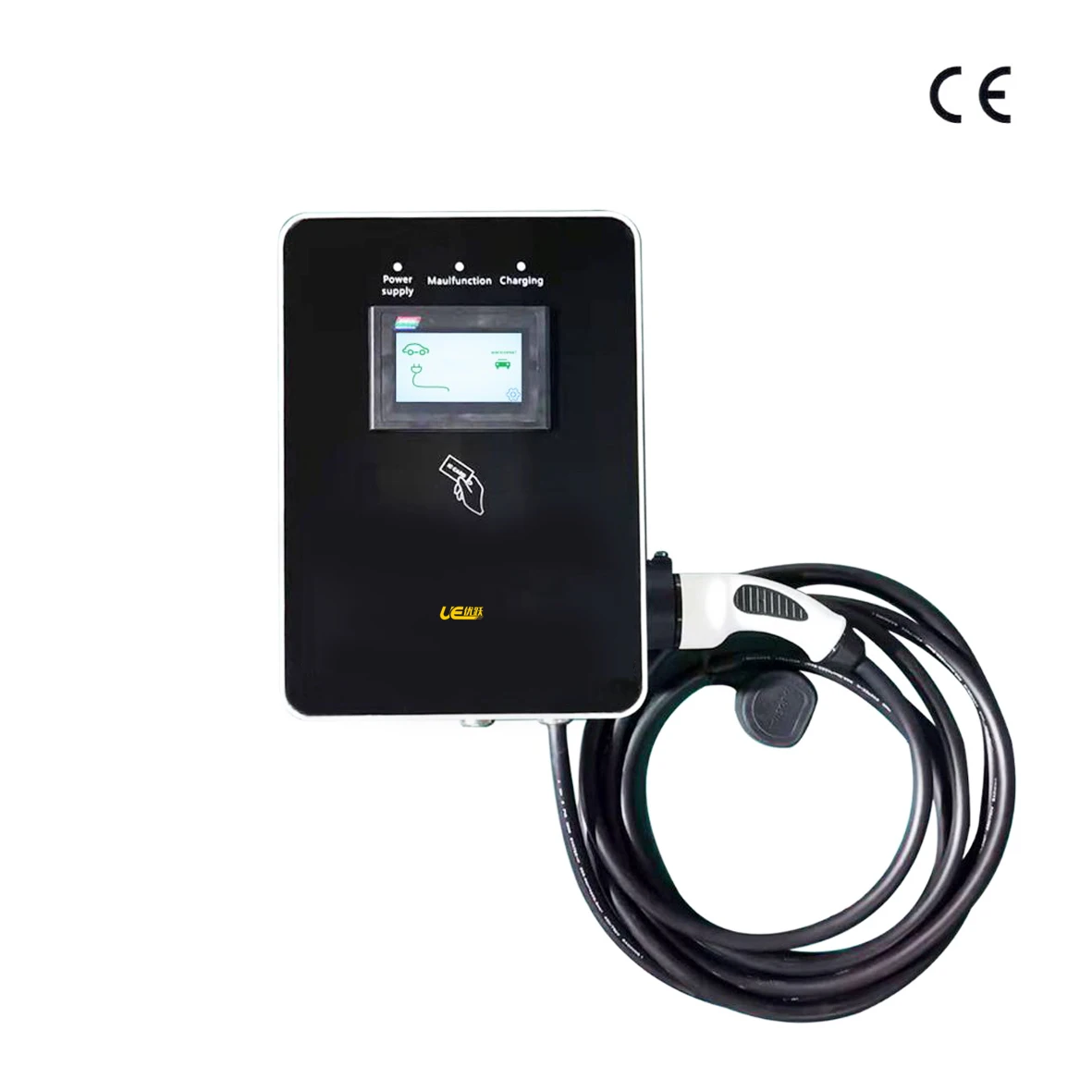 UE22kw AC EV Charger with Type 2 wall mounted ev charger solution wallbox battery charger with 4.3 screen