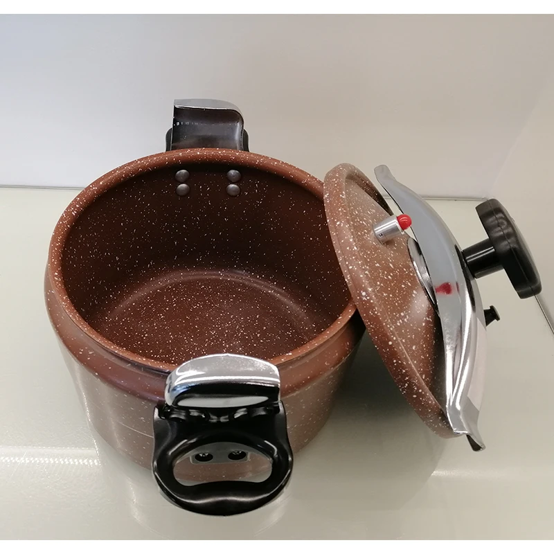 Factory Customized Aluminum Alloy Explosion Proof  Pressure Cooker Granite Pressure Cooker