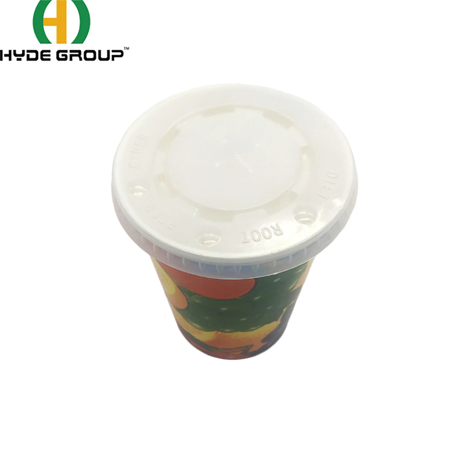 Бумажные стаканчики для холодных напитков 9 унций с пластиковыми крышками однослойные Пищевые