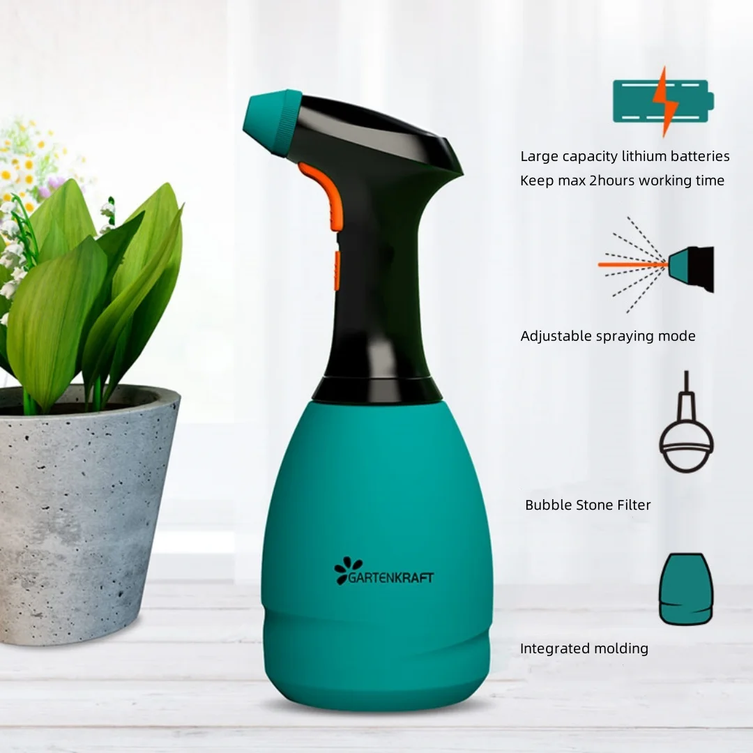 GARTENKRAFT New Design Best Price Garden Usb Powered Home Use Water Spray 1.1L Electric Sprayer