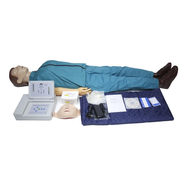 Манекен для проведения искусственной реанимации, манекен для всего тела с обратной связью для оказания первой помощи, тренировочный манекен для проведения искусственной реанимации с лицевыми щитами