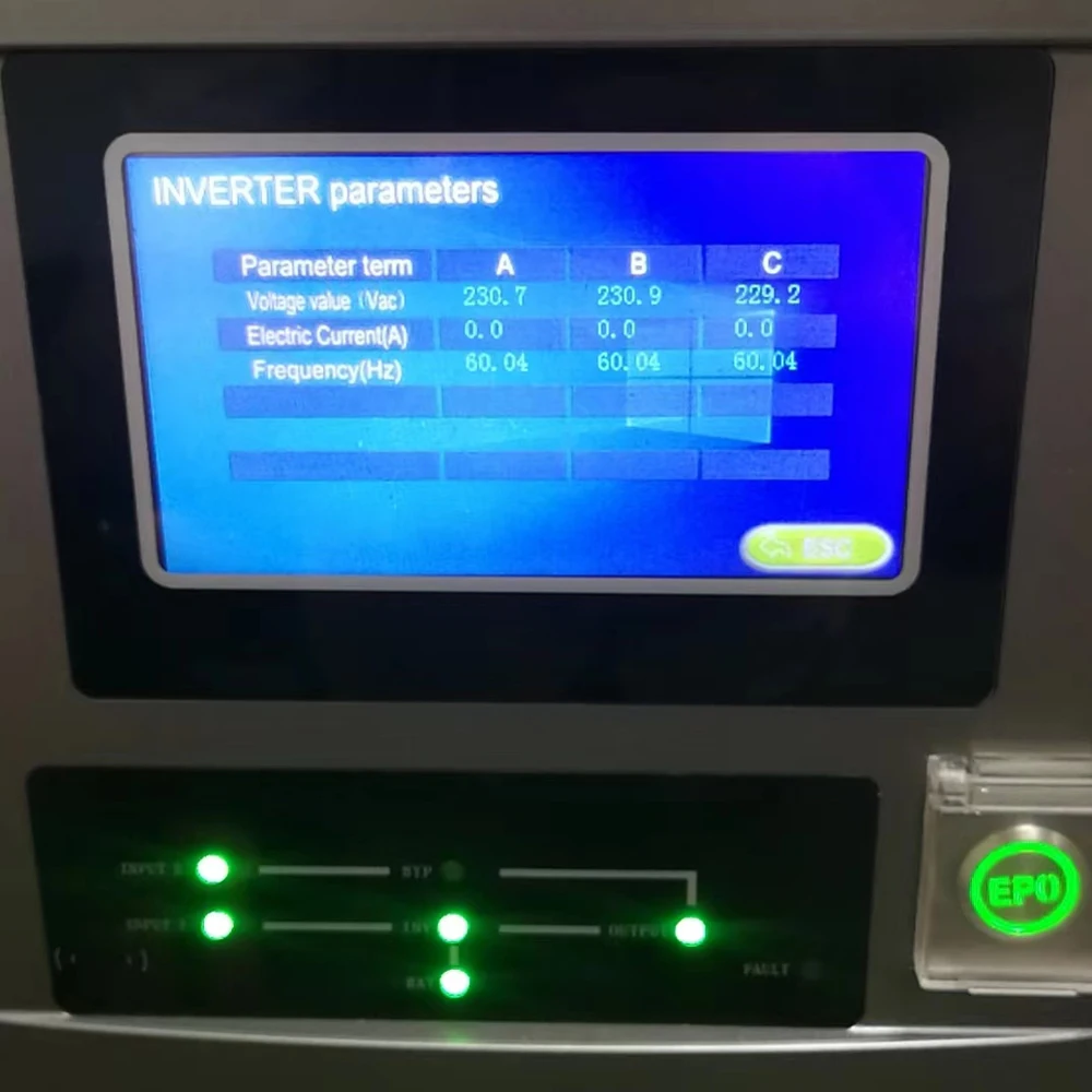 Low Price Low Frequency Online Ups 200Kva 3 Phase 380Vac 415Vac Ups 100Kva 3 Phase Without Battery