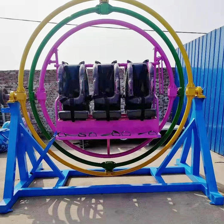 adult theme park 6 seats rotating ride other amusement park rides customized products space ring rotating ride For Sale